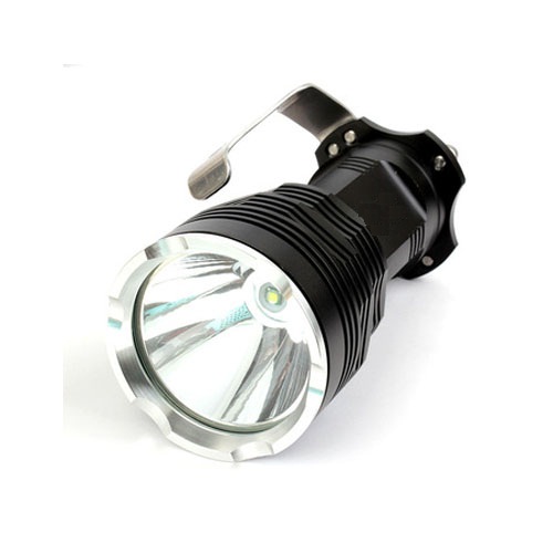 Black Aluminum High bright rechargeable 1000lum CREE T6 flashlight search light 