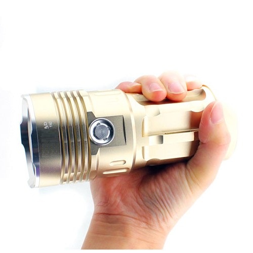 High bright Aluminum rechargeable flashlight 3*CREE XML-T6 search light